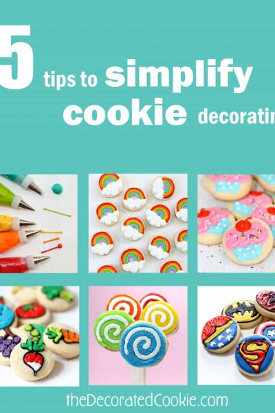 5 tips for making cookie decorating EASIER