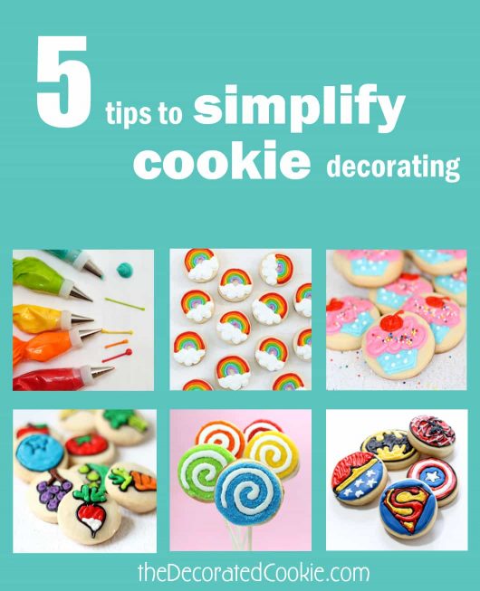 5 tips for making cookie decorating EASIER