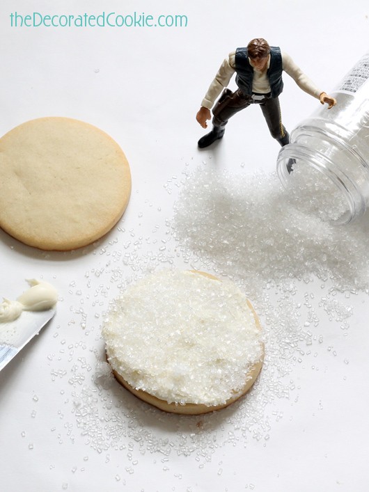 easy Star Wars landscape cookies