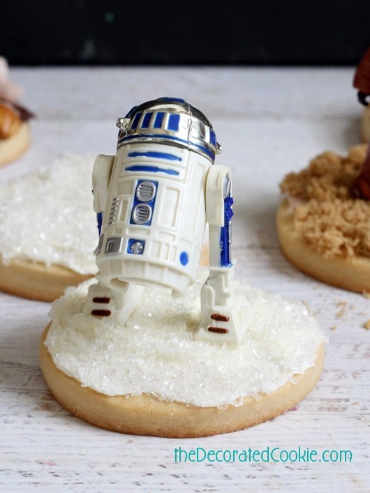 easy Star Wars landscape cookies