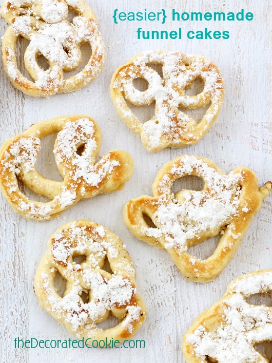 homemade funnel cakes