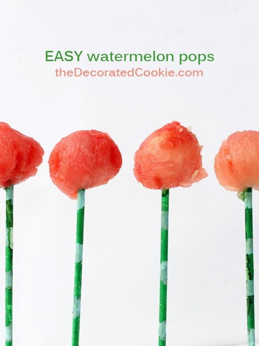 easy watermelon pops for summer