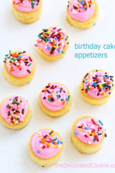 birthday cake appetizers