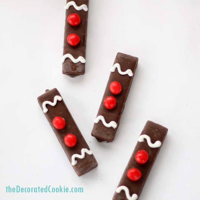 gingerbread man fudge sticks 