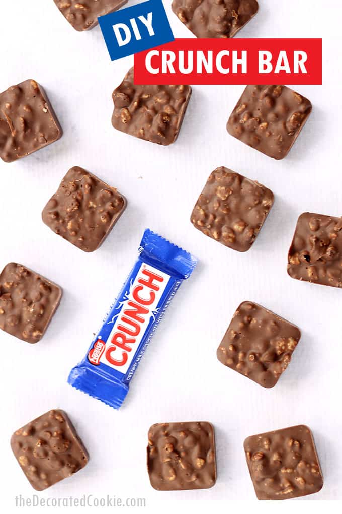 diy nestle crunch bar bites 