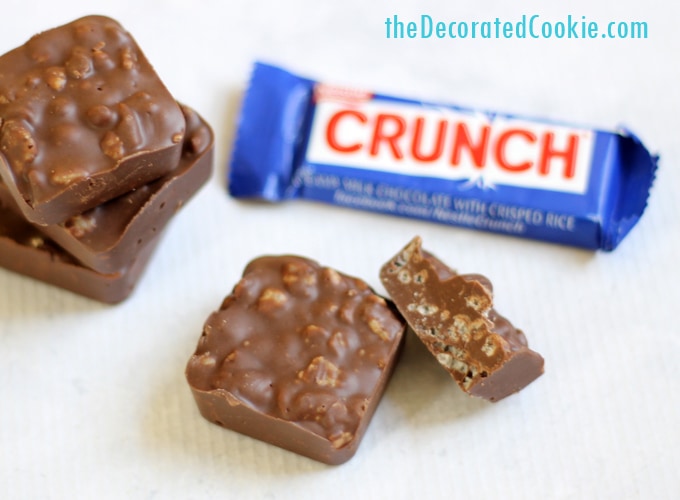 homemade Nestle Crunch bar 