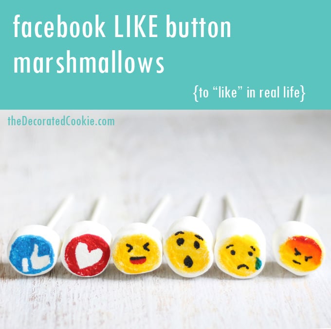 facebook like button marshmallows 