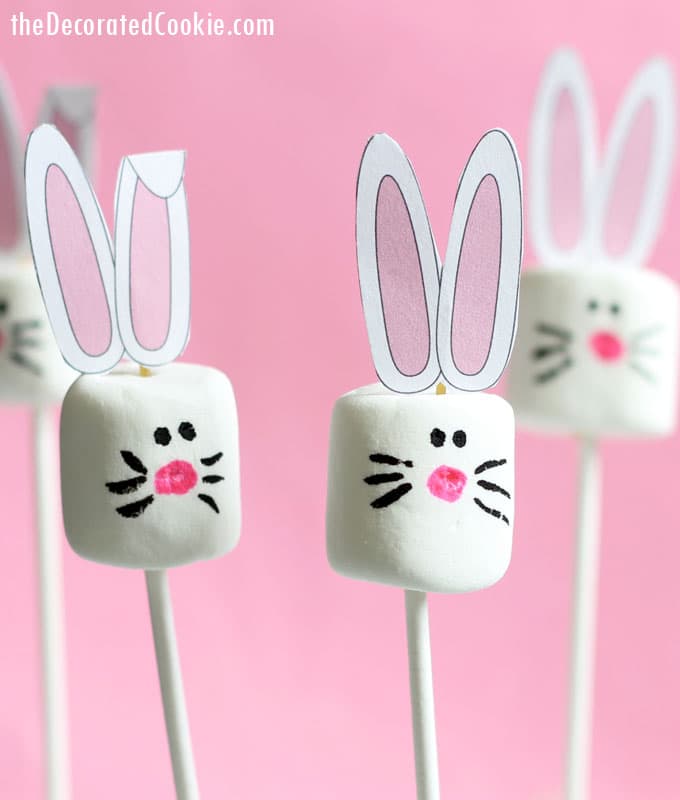 How to make Homemade Marshmallow Bunnies