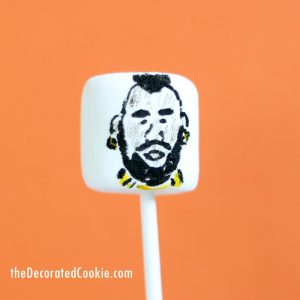 Mr. T marshmallow art 