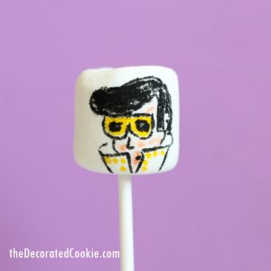 Elvis Presley marshmallow art 