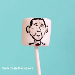 President Barack Obama marshmallow art 