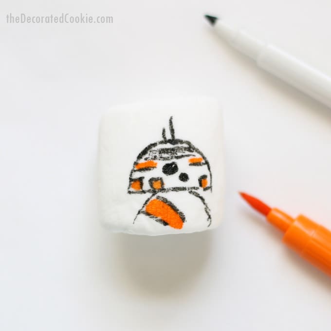 Star Wars marshmallow droids C3P0