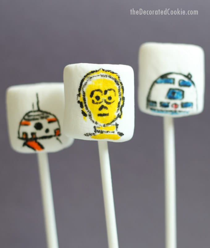 Star Wars marshmallow droids C3P0