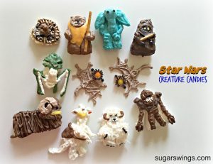 Star Wars character candy 