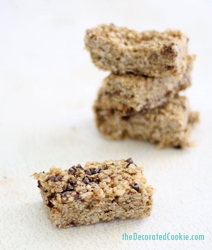 homemade Quaker granola bars