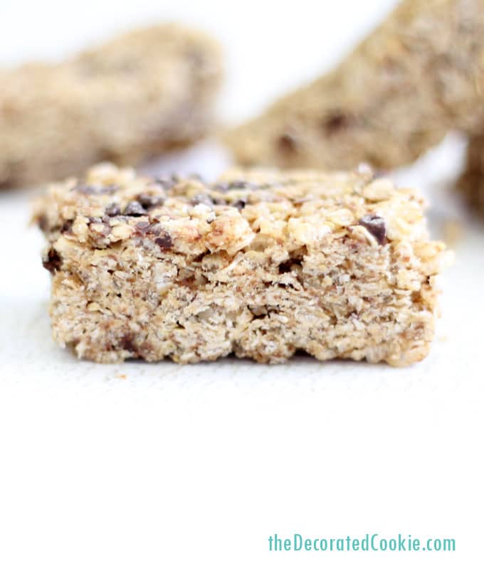 homemade Quaker granola bars