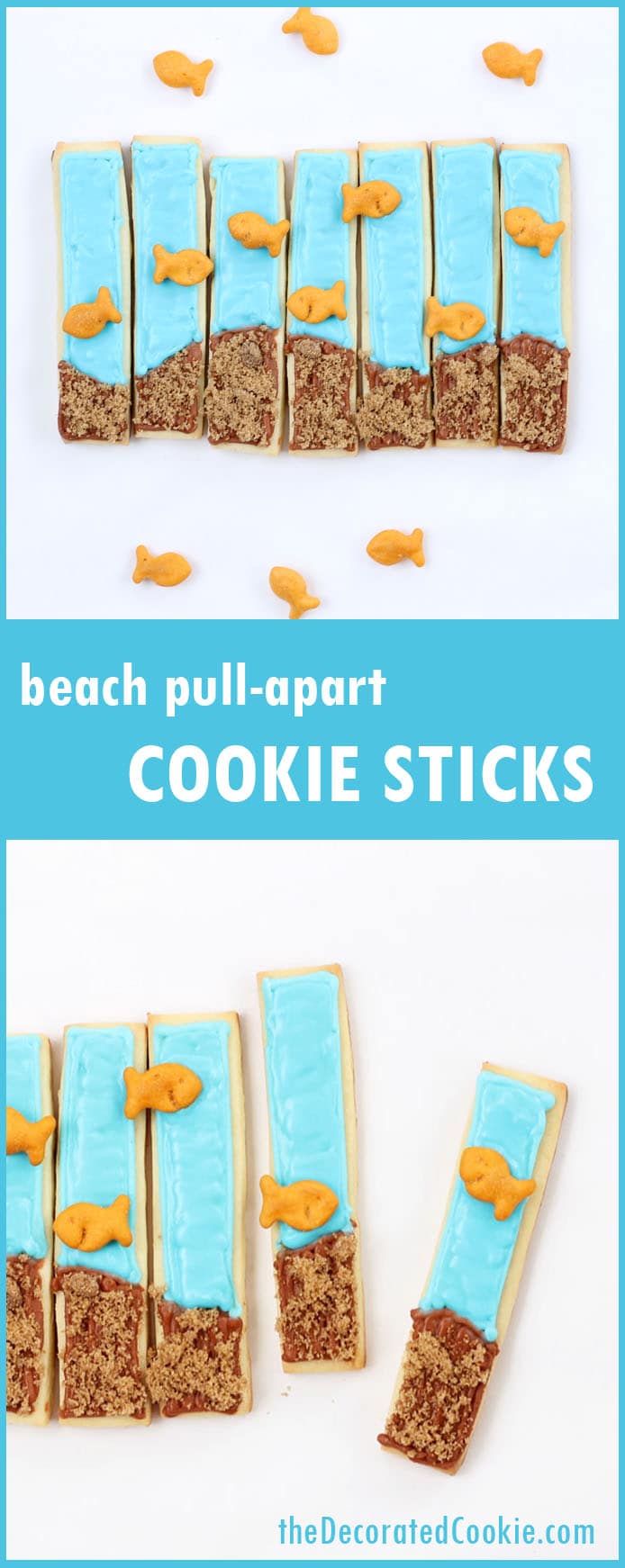 pull-apart beach cookie sticks for summer 