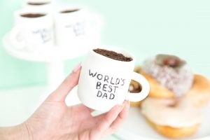 Father's Day mug cupcakes 