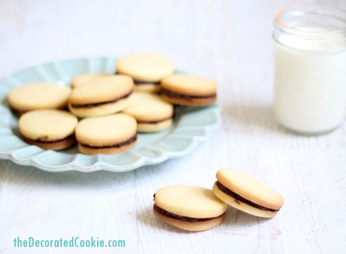 homemade Milano cookies, Pepperidge Farm 