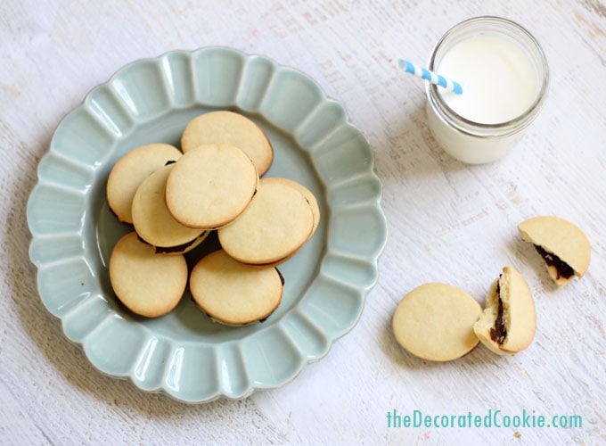 homemade Milano cookies, Pepperidge Farm 