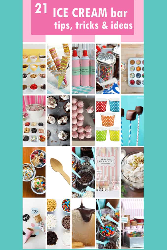 How to Build an Ice Cream Sundae Bar