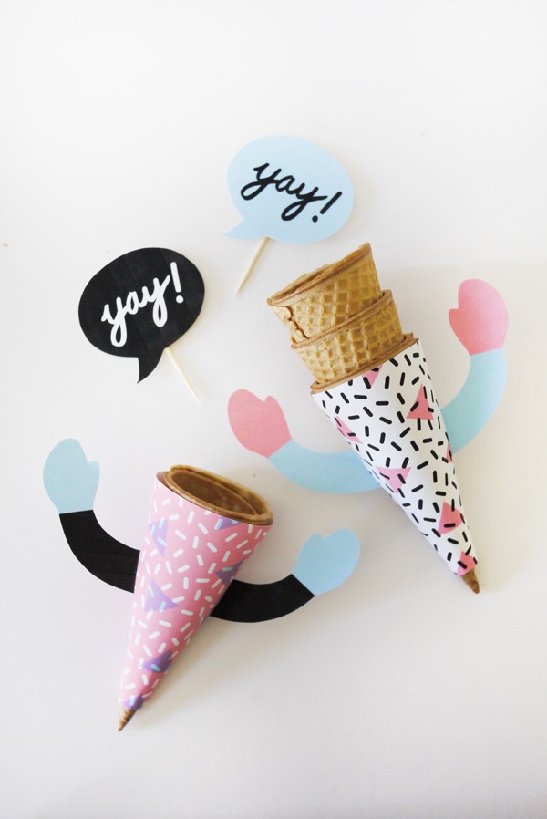 Sundae Sundays Bar with DIY Personalized Ice Cream Bowls - Frog Prince  Paperie