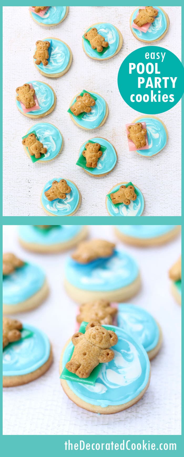 pool party cookies for Summer 