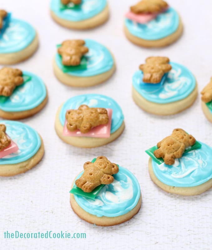 pool party cookies for Summer 