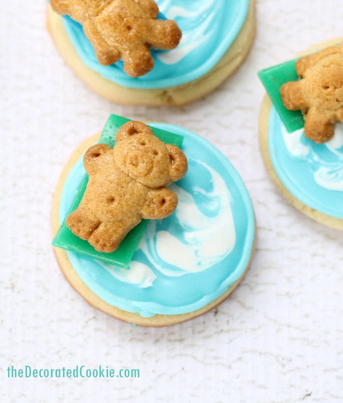 pool party cookies - The Decorated Cookie