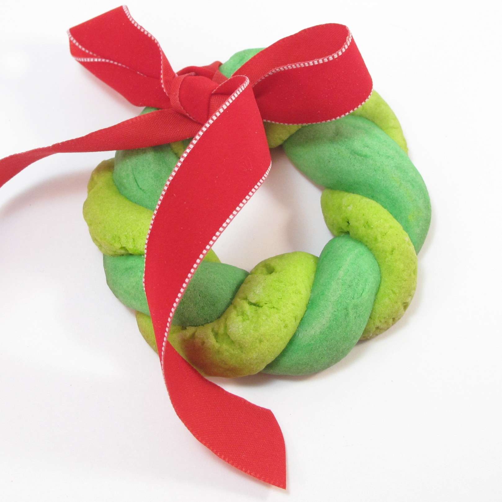  Christmas wreath cookies