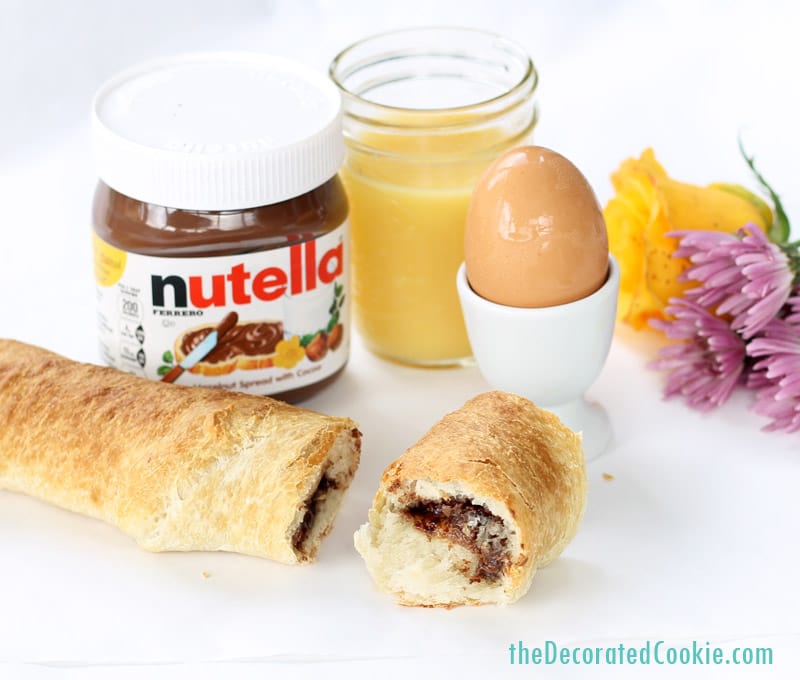 2-ingredient Nutella-stuffed bread