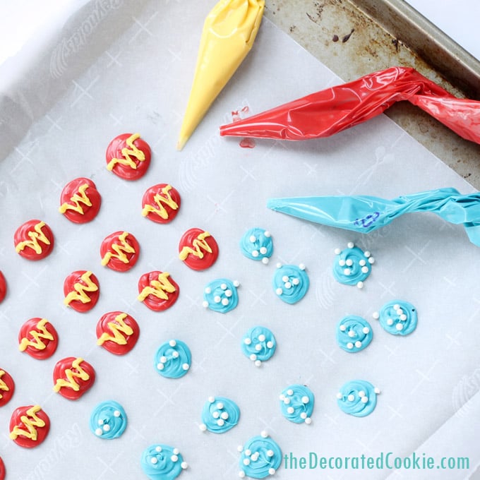 Wonder Woman popcorn -- Superhero party food ideas