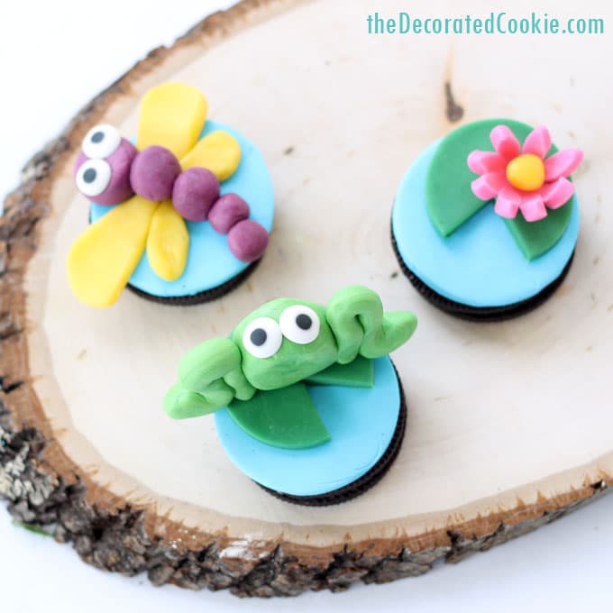 how to make candy clay and frog Oreos