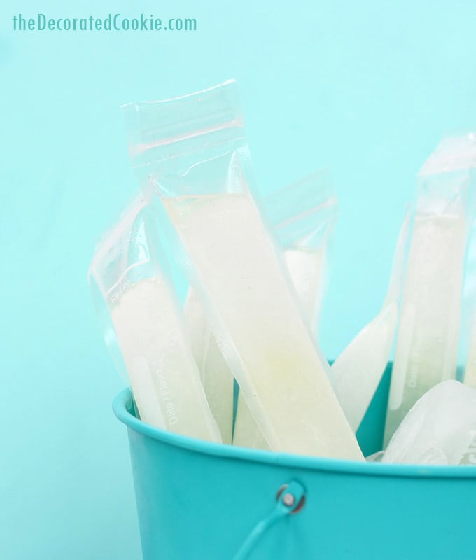 lemonade stand idea: frozen lemonade slushies