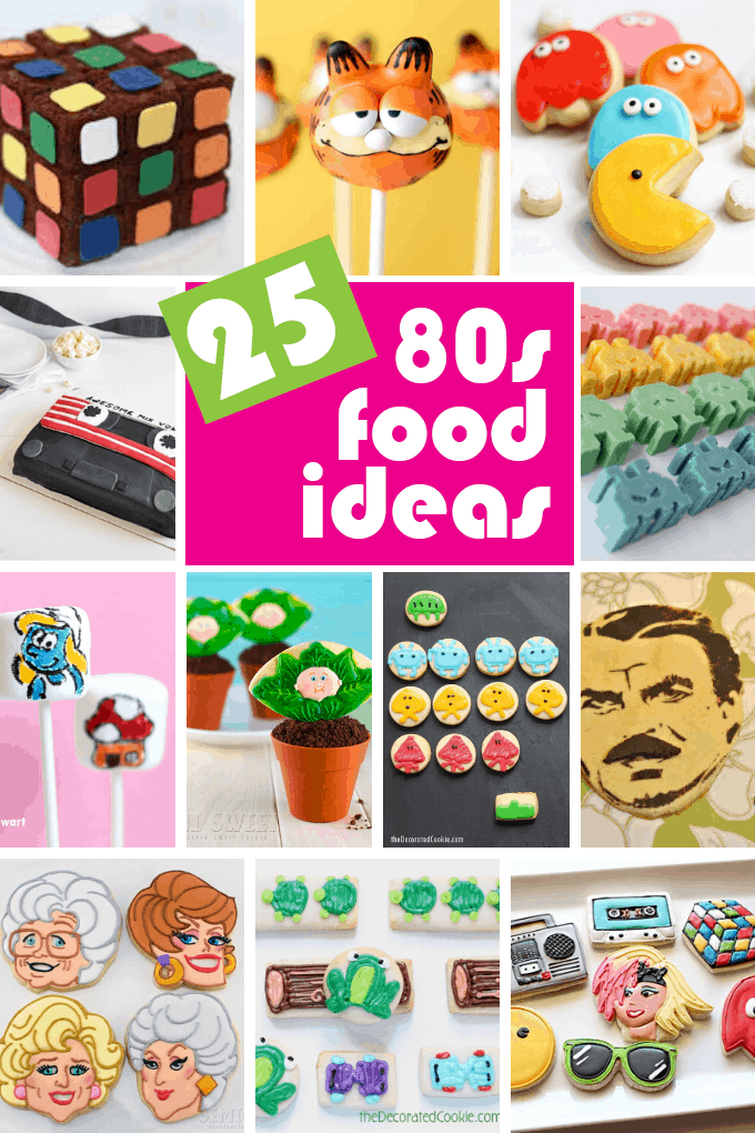 80s fun food ideas 