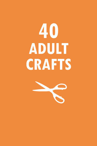oundup of 40 awesome CRAFTS for grown-ups