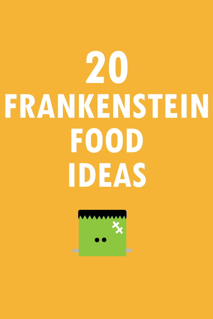 roundup of Frankenstein food ideas for Halloween parties