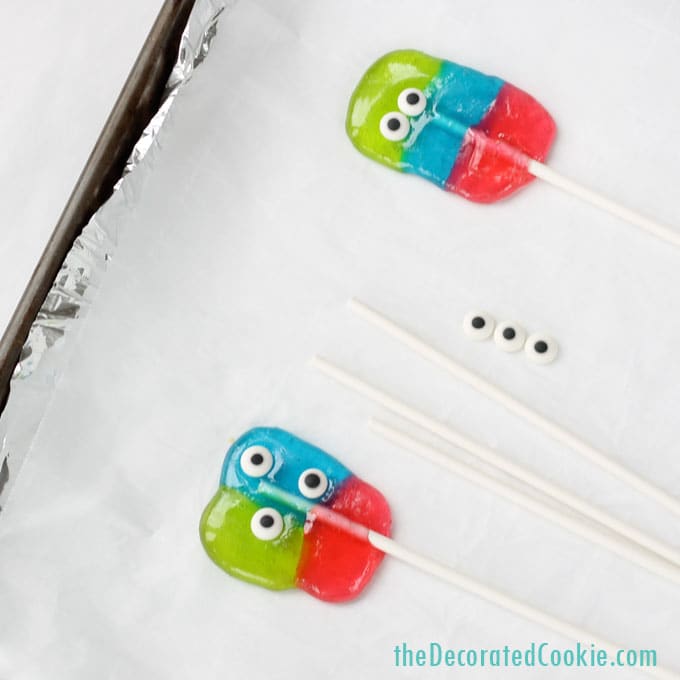 monster Jolly Rancher lollipops