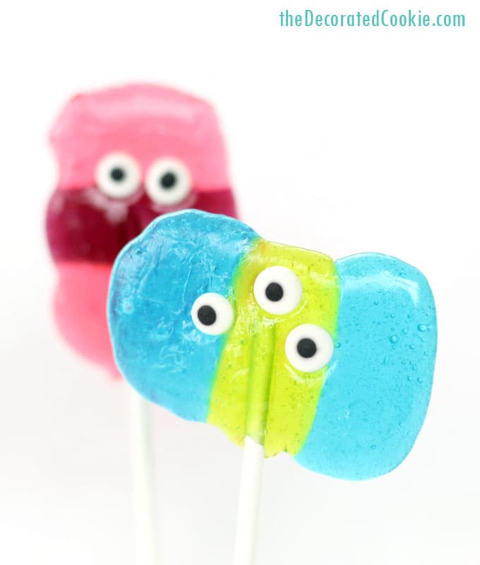 monster Jolly Rancher lollipops