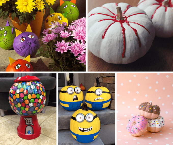 Painted pumpkins: No-carve pumpkin ideas for fall and Halloween