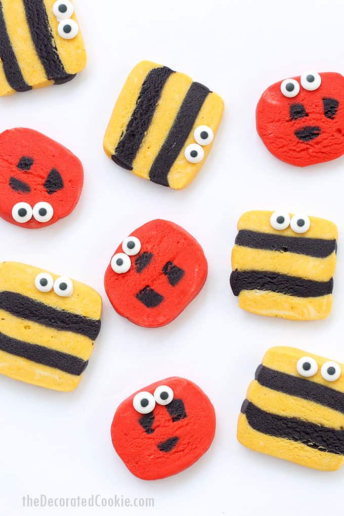 slice and bake bug cookies