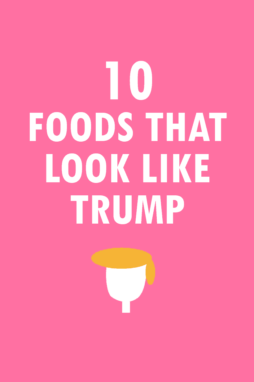 10 foods that look like Donald Trump