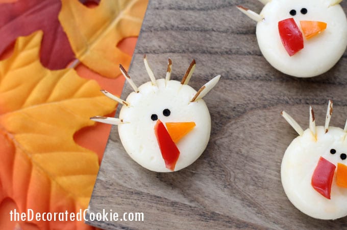 Babybel cheese turkeys 