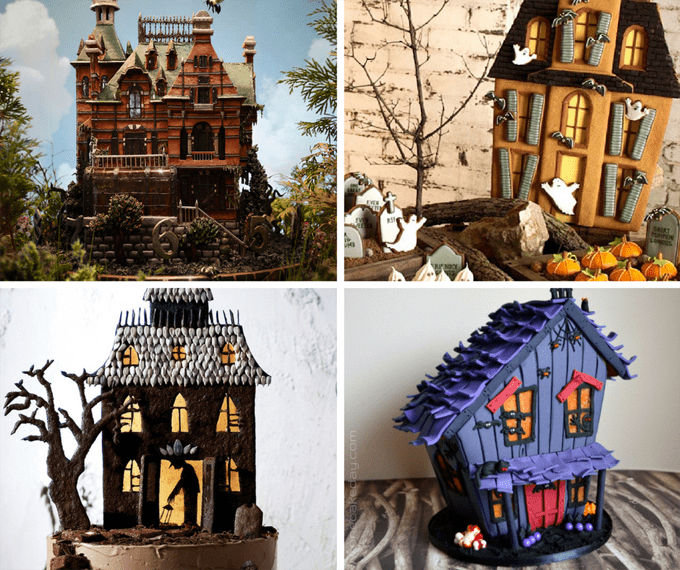 20 awesome Halloween gingerbread houses - haunted gingerbread houses 