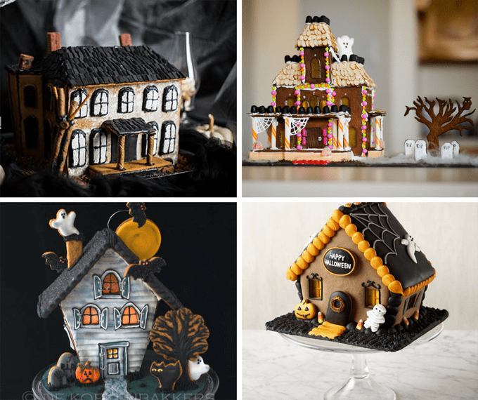 20 awesome Halloween gingerbread houses - haunted gingerbread houses 