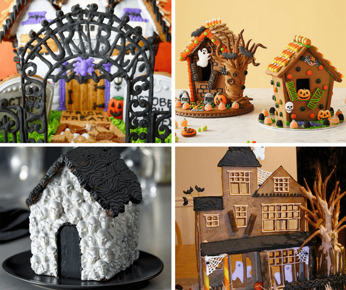 20 awesome Halloween gingerbread houses - haunted gingerbread houses 