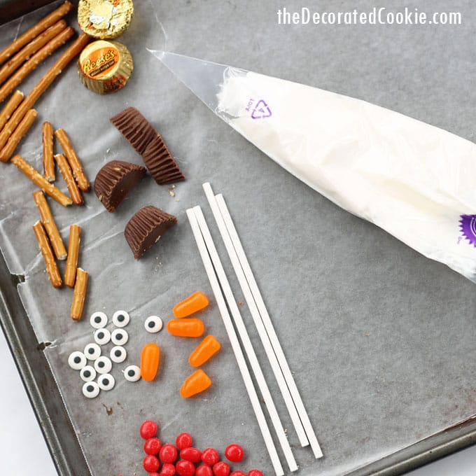 EASY melting snowman candy lollipops - chocolate pops 