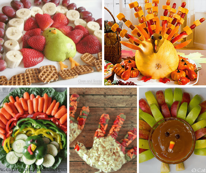 THANKSGIVING APPETIZERS: 20 fun turkey-themed snacks.