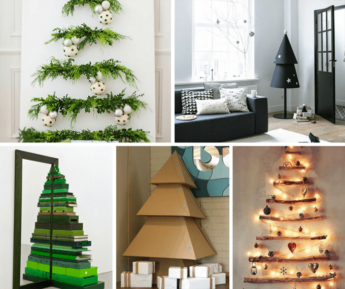 31 treeless Christmas trees -- unique, alternative Christmas trees 
