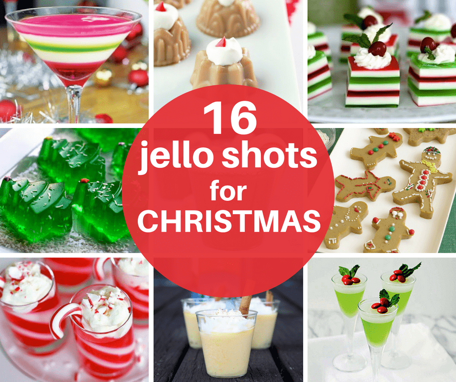 christmas themed jello shots